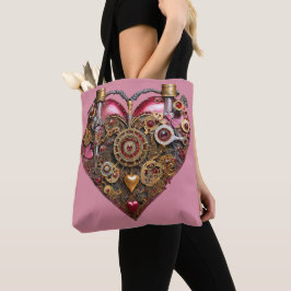 Bolsa Tote Coração Rubi do Vale Streampunk