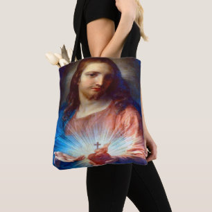 Bolsa Tote Coração Sagrado de Jesus