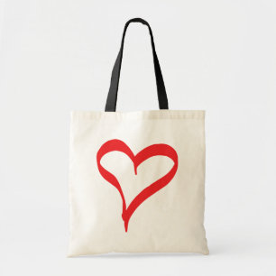 Bolsa Tote Coração Vermelho Amor Casamento, Noivado, Chá de N