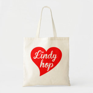 Bolsa Tote Coração vermelho grande do salto de Lindy