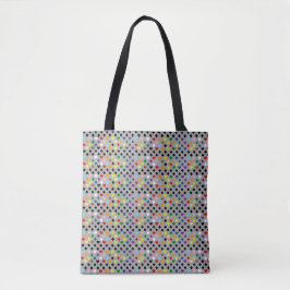 Bolsa Tote Corações Arco-Íris