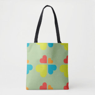 Bolsa Tote Corações Cruz