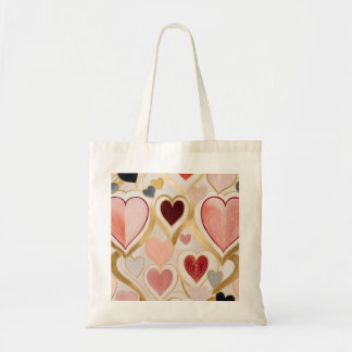 Bolsa Tote Corações de Amor