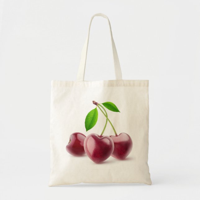 Bolsa Tote Corações de cereja (Frente)