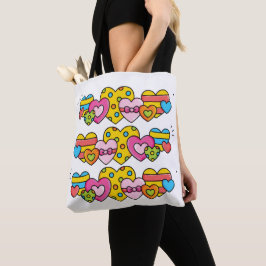 Bolsa Tote Corações de São Valentim