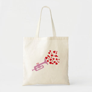 Bolsa Tote Corações de Trompete
