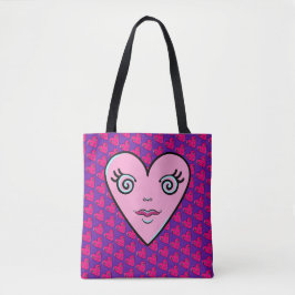 Bolsa Tote Corações Design