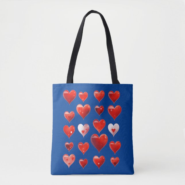 Bolsa Tote Corações do namorados (Frente)