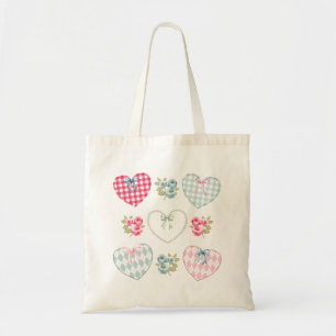 Bolsa Tote Corações e Flores!