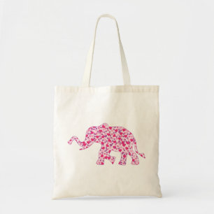 Bolsa Tote Corações-Elefantes-Rosa (1)