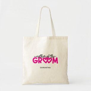 Bolsa Tote Corações Rosa Quente Mãe do Noivo