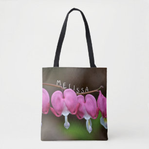 Bolsa Tote Corações Sangrentos Rosa