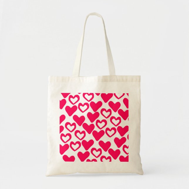 Bolsa Tote Corações simples 2014 (Frente)