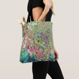 Bolsa Tote Coral Elegante e Chartreuse Limelight Hydrangea