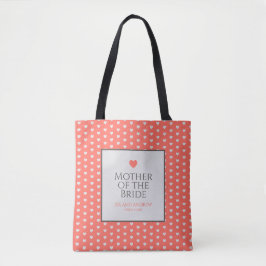 Bolsa Tote Coral Heart Wedding