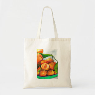 Bolsa Tote Corante laranja-tangerina fruta