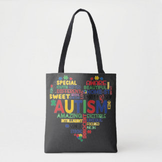 Bolsa Tote corazon autismo