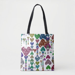 Bolsa Tote Cordas do coração