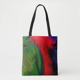 Bolsa Tote Cordas verdes e vermelhas