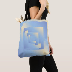 Bolsa Tote cores brilhantes do céu