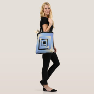 Bolsa Tote cores claras do céu nb