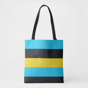 Bolsa Tote Cores da bandeira de Nassau