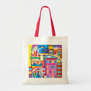 Bolsa Tote Cores da Paisagem Urbana