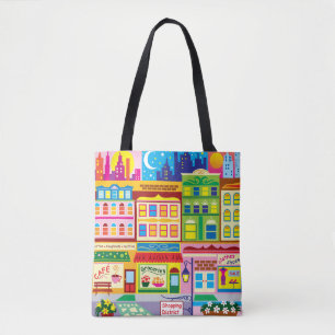 Bolsa Tote Cores da Rua Principal