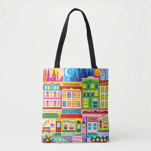 Bolsa Tote Cores da Rua Principal (Frente)
