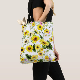 Bolsa Tote Cores d'água Girassol 7