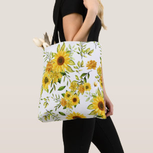 Bolsa Tote Cores d'água Girassol 8