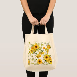 Bolsa Tote Cores d'água Girassol 8