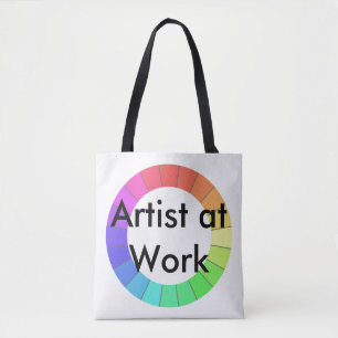 Bolsa Tote Cores de Colorwheel do presente dos artesanatos da