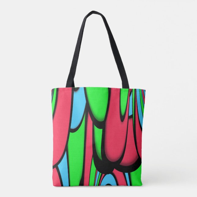 Bolsa Tote Cores de fusão (Verso)