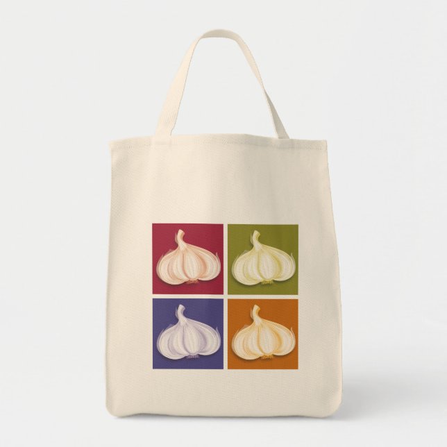 Bolsa Tote Cores do bulbo do alho (Frente)