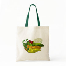 Cores e limões dos pimentões