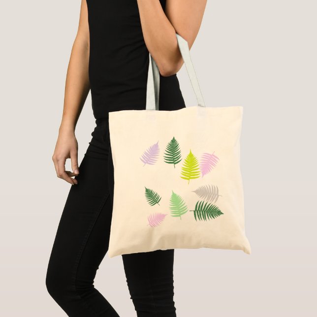 Bolsa Tote Cores Pastel Sorte Felce (Frente (produto))