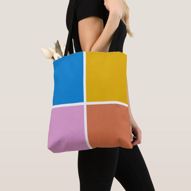 Bolsa Tote Cores Tropicais de Bonaire (Close Up)