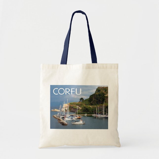 Bolsa Tote Corfu, Foto de Grécia (Frente)
