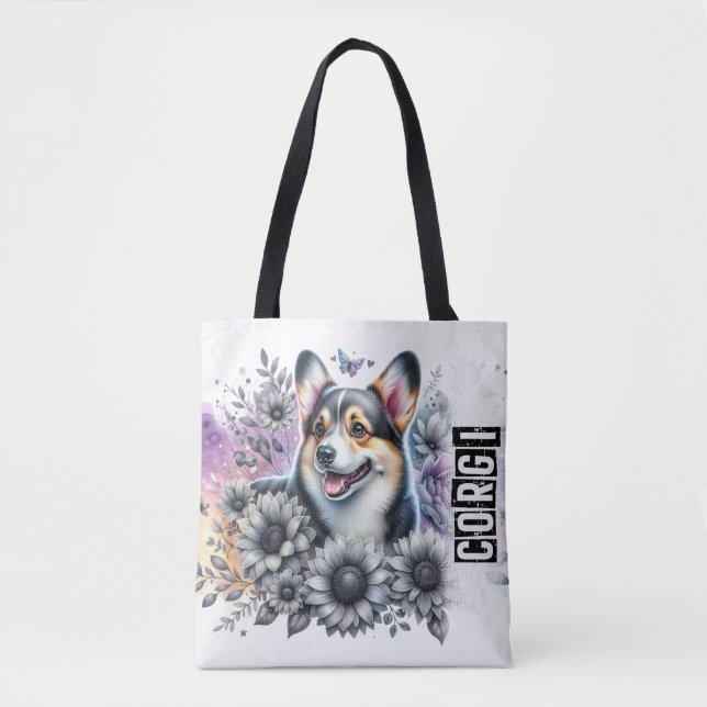 Bolsa Tote Corgi (Frente)