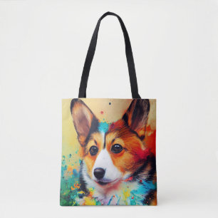 Bolsa Tote Corgi Cão Pet Cute Adorable Animal Companheiro