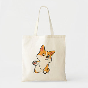 Bolsa Tote Corgi cinco alto
