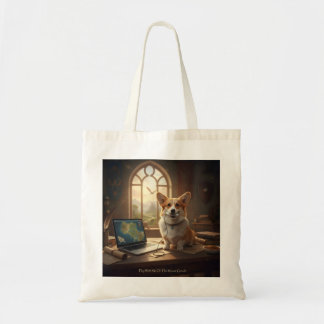 Bolsa Tote Corgi e Rato