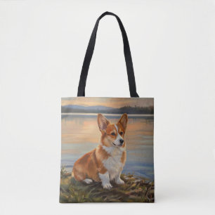 Bolsa Tote Corgi Galês de Pembroke