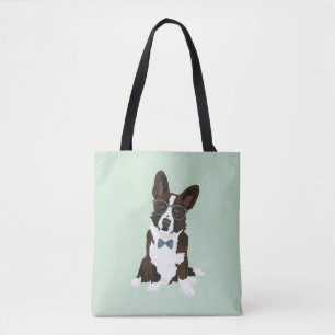Bolsa Tote Corgi legal de Galês do casaco de lã do hipster