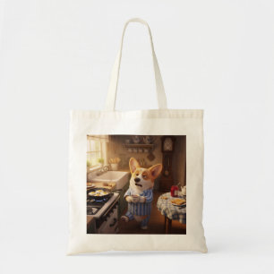Bolsa Tote Corgi Não é uma Pessoa Matinal
