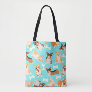 Bolsa Tote Corgi Pattern