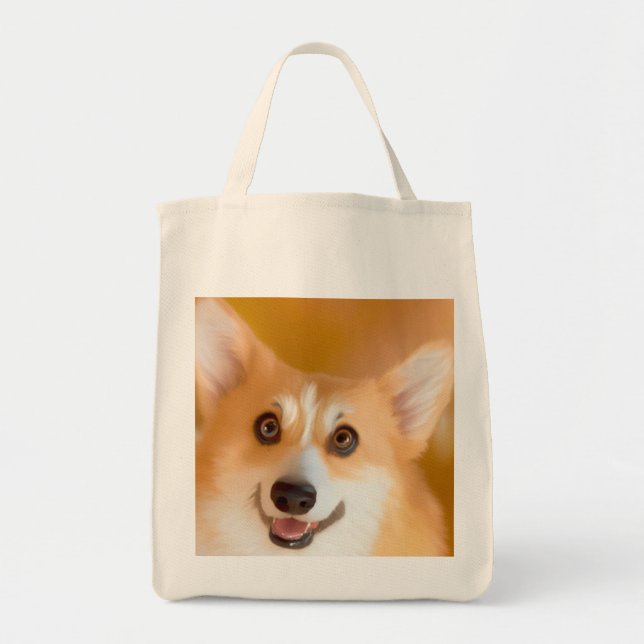 Bolsa Tote Corgi Tote Bag (Frente)