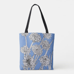 Bolsa Tote Cornflowers no azul do Cornflower