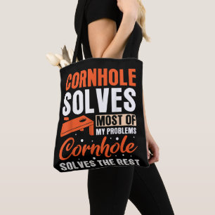 Bolsa Tote Cornhole resolve a maioria dos meus problemas Corn